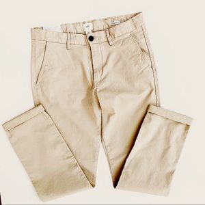 H&M | Cuffed khaki pants x2